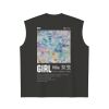 Playera Oversize Square Fit SIN MANGAS 250 gr.  😎 NEW PRODUCT ☀️ Miniatura